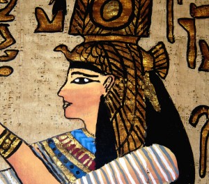 Painting of Aset / Isis