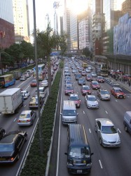 Road in Hong Kong