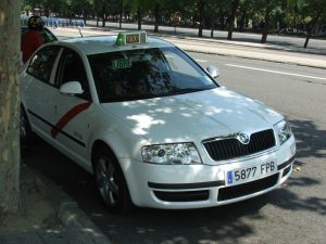 Taxi in Madrid